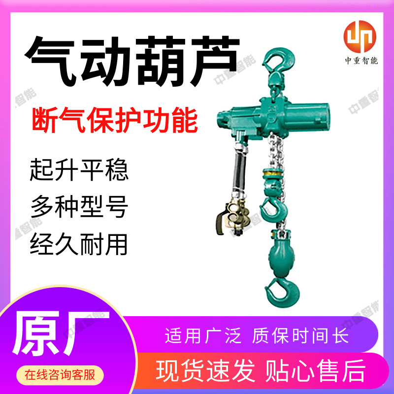 运行平稳气动葫芦 载重量大气动葫芦 现货HQ5-(3-16)气动葫芦