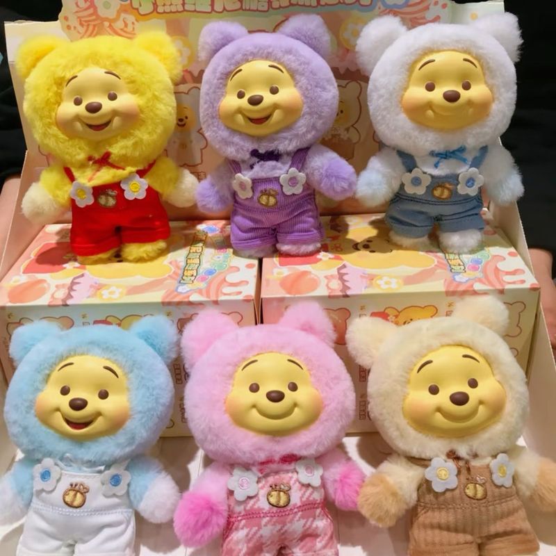 新品TOPTOY小熊维尼盲盒噗噗糖果系列盲盒女孩周边潮玩手办挂件|undefined