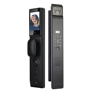 S940max full automatic 3D face recognition fingerprint lock graffiti wifi cat eye video intercom door lock