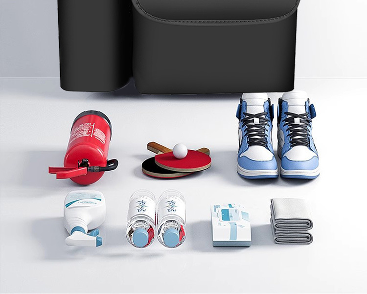 Car Trunk Storage Bag, Off-Road Vehicle Seat Back Storage Rack, Creative Car-Mounted Multi-Functional Hanging Storage Bag