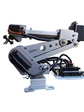 6自由度数字舵机械臂创客教育比赛支持arduino开源编程控制板