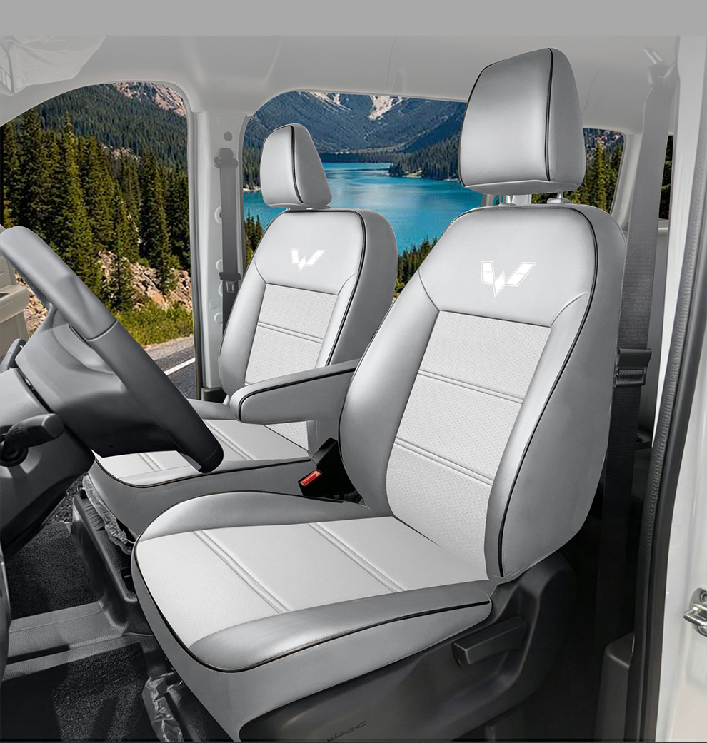 Wuling Yangguang Pro 2-seater and 6-seater special full-cover seat covers for new energy cargo and passenger vans, suitable for all seasons