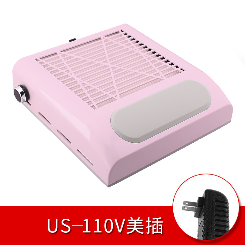 Aspiradora de uñas de alta potencia, aspiradora de escritorio, aspiradora de uñas, aspiradora de uñas 80W, máquina de polvo de uñas