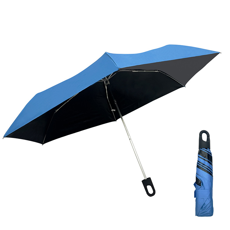 70% Top Quality Off Umbrella Women, UV Protection, Foldable, Dual-Use For Sun And Rain, Black Coating, Lightweight Waterproof_voghion.com