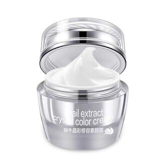 Snail crystal color makeup cream not floating powder not fake white fresh not greasy Hydrating Concealer