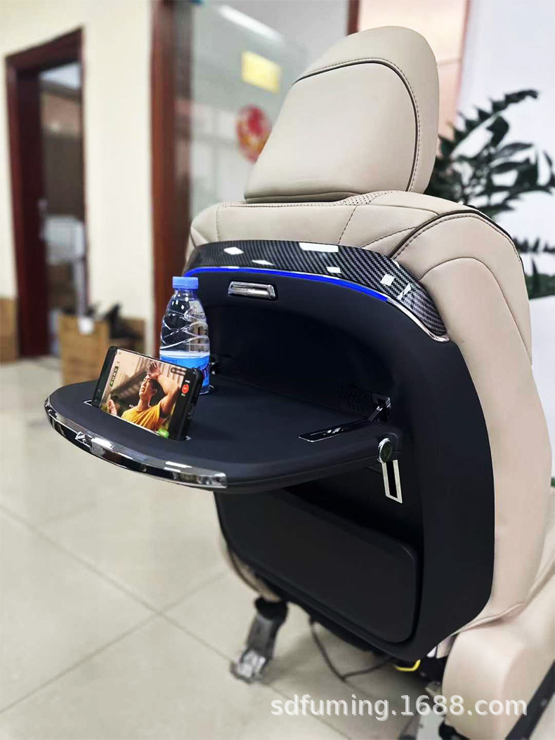 Suitable for Alfa 40 Series Car-Mounted Small Folding Table, Multi-Functional Storage Cup Holder, Ambient Light, Wireless Charging