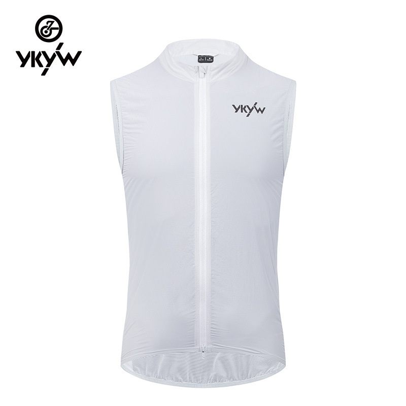 Ykyw Foreign Trade Amazon New Cycling Vest with Double Zipper, Windproof and Waterproof, Sleeveless Jacket for Cycling Sports Ykyw Foreign Trade Amazon New Cycling Vest with Double Zipper, Windproof and Waterproof, Sleeveless Jacket for Cycling Sports
