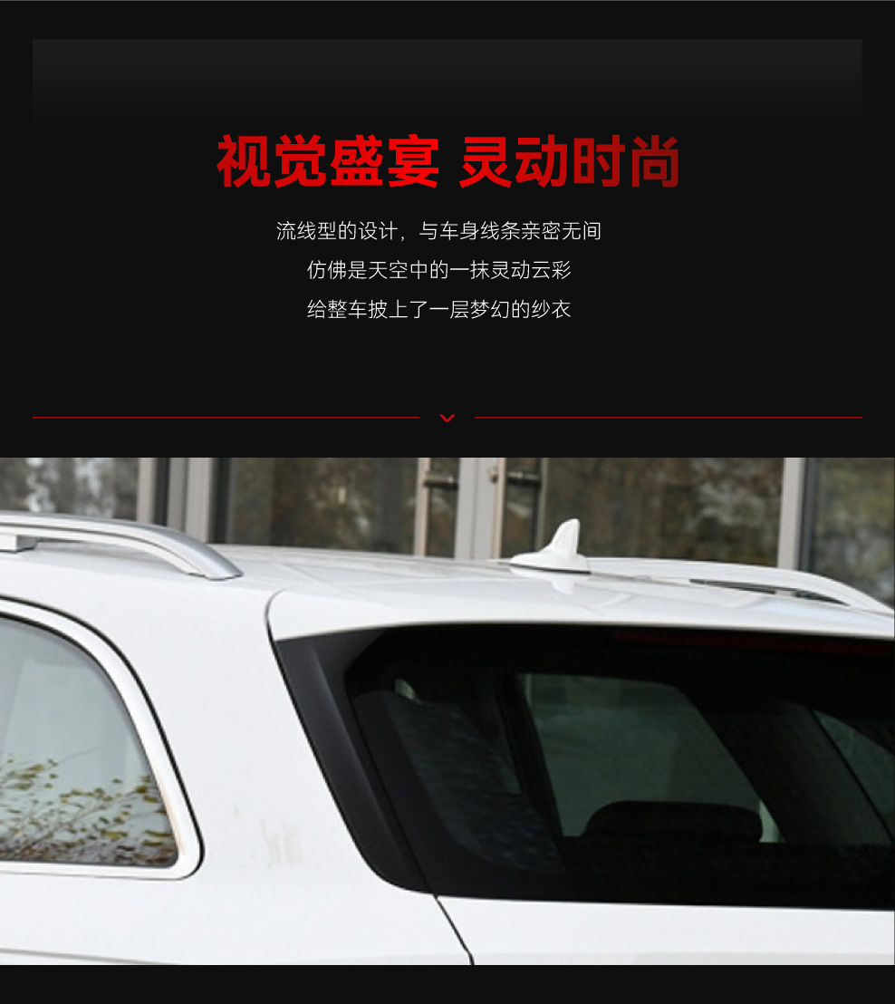 Suitable for 2012-2018 Audi A6 C7 Allroad Touring Edition Side Wing Spoiler Cross-Border Modification Parts