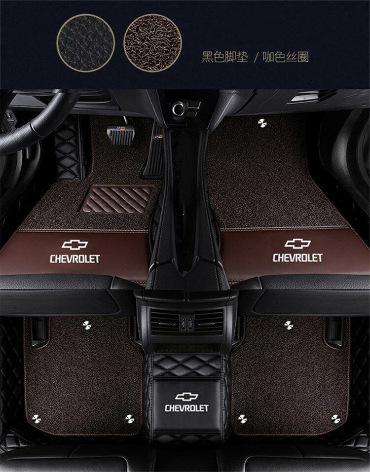Suitable for Chevrolet Cavalier, Cruze, Malibu XL, Equinox, Trax, and Monza full-coverage car floor mats