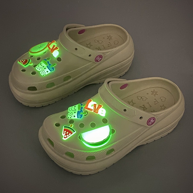 Cross-Border Summer Women's Height-Increasing Garden Clogs, Luminous Breathable Beach Shoes, Slip-On Casual Shoes, Half-Slip Women's Shoes Cross-Border Summer Women's Height-Increasing Garden Clogs, Luminous Breathable Beach Shoes, Slip-On Casual Shoes, Half-Slip Women's Shoes