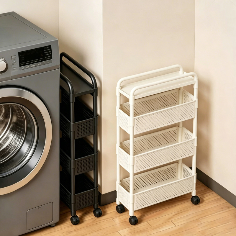Narrow Storage Rack Behind Bathroom Door, Toilet Gap Small Cart, Household Bathroom Crevice Shelf, Doorway Storage Solution Narrow Storage Rack Behind Bathroom Door, Toilet Gap Small Cart, Household Bathroom Crevice Shelf, Doorway Storage Solution