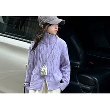 女中童套装2025新款秋冬新款温柔系穿加厚羽绒棉服马甲外套三件套