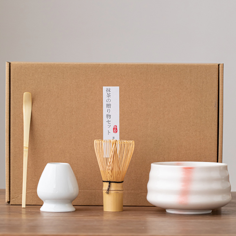 Caja de regalo japonesa de la dinastía Song para ordenar té matcha matcha herramienta de toque de té matcha