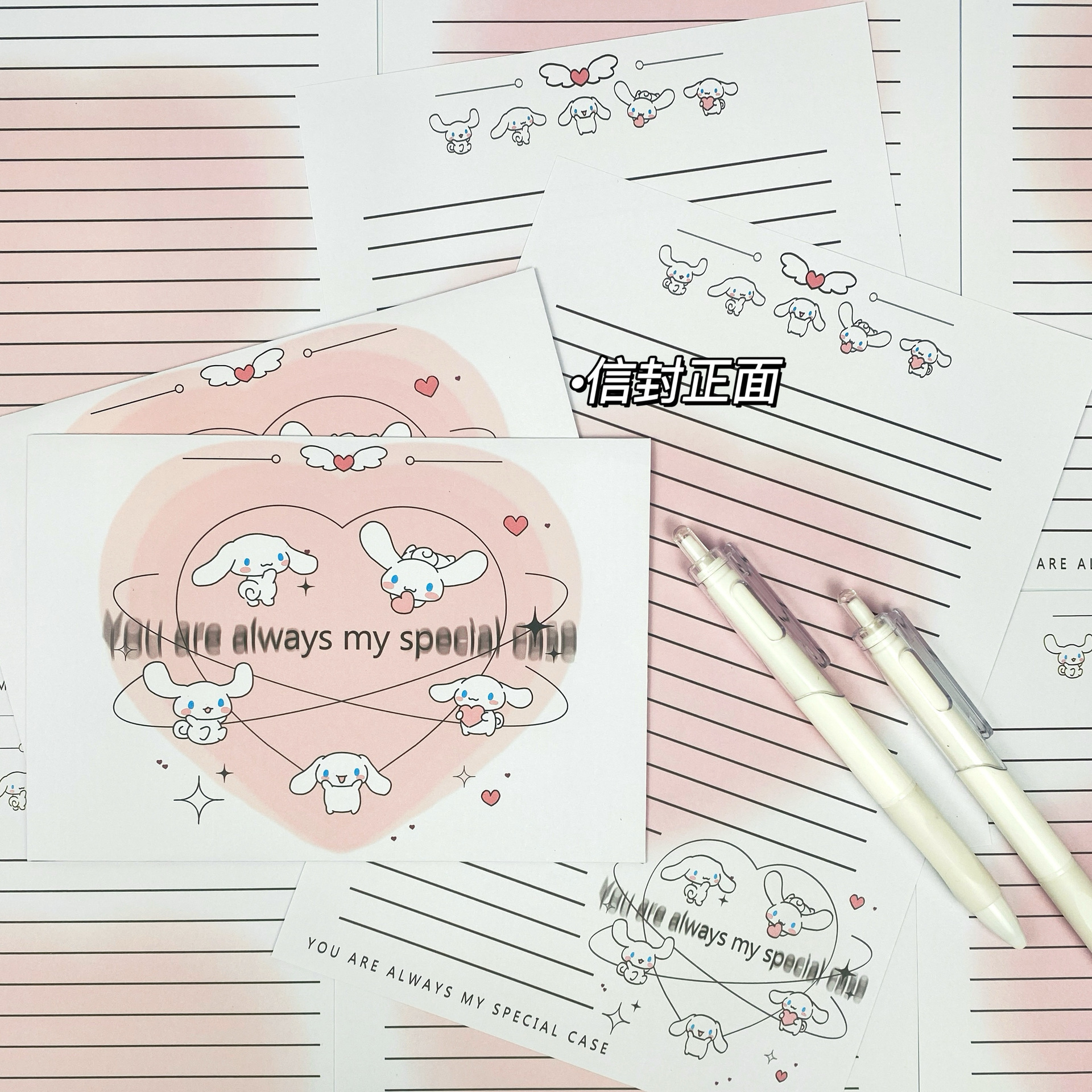 Nuevo sobre chino de amor jade Gui perro encantador papel de carta de regalo de cumpleaños del campus exquisito papel de carta