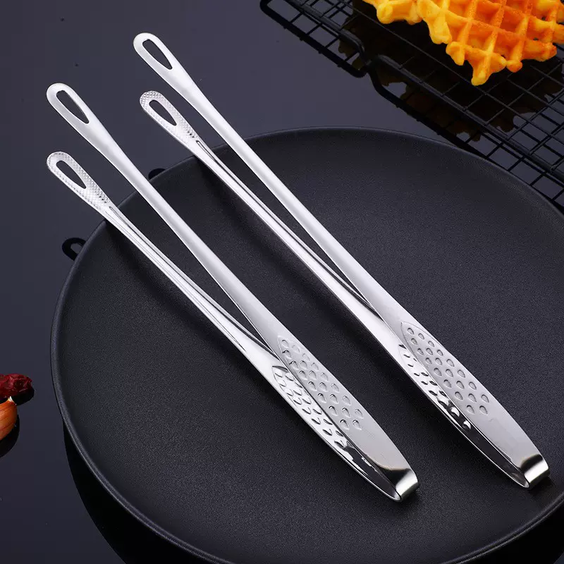 厂家草莓烤肉夹韩式不锈钢料理夹烧烤夹子加长面包夹家用煎牛排夹
