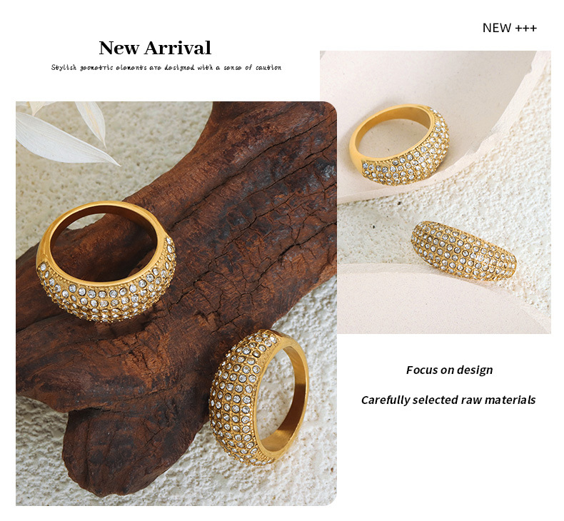 Minimalist Starry Sky Cz Diamond Designer Ring Luxury Style_voghion.com