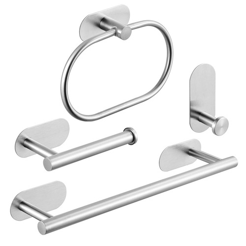 Stainless steel towel rack, towel ring, bathroom towel bar, bathroom accessories set, bath towel rack, bathroom tissue rack