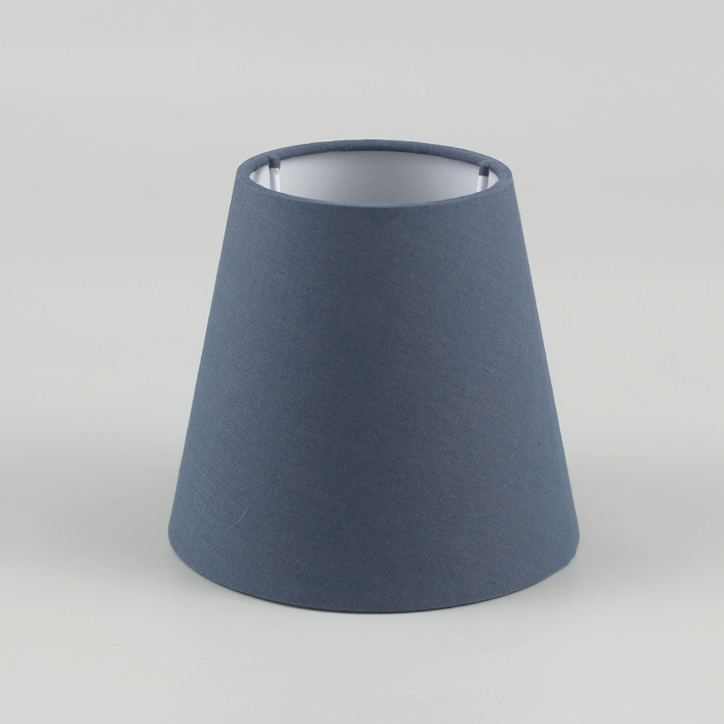 Nueva etiqueta plana Pantalla de fábrica al por mayor de lino lámpara de mesa lámpara de pie pantalla sala de estar dormitorio accesorios de la lámpara de tela