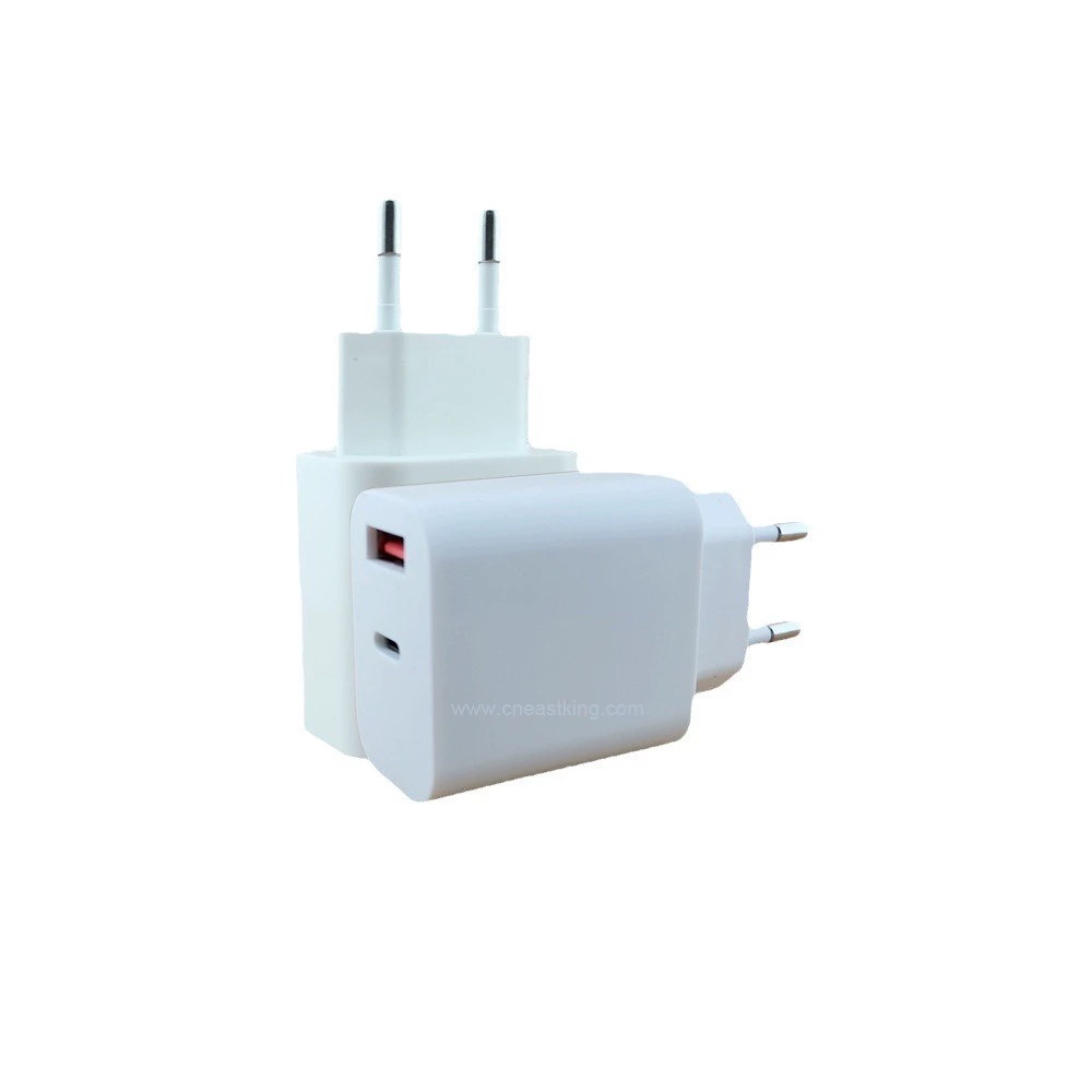 TYPE-C двойной порт GM PD быстрая зарядка 18W быстрая зарядка портативное прямое зарядное устройство, соответствующее британским/американским/европейским нормам