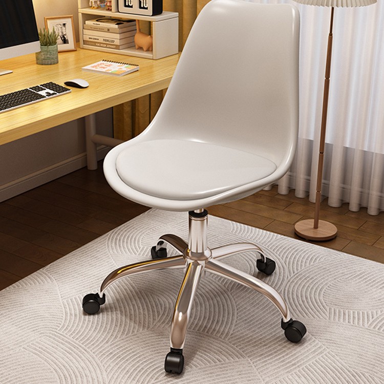 Cojín blanco respaldo blanco + pierna de acero