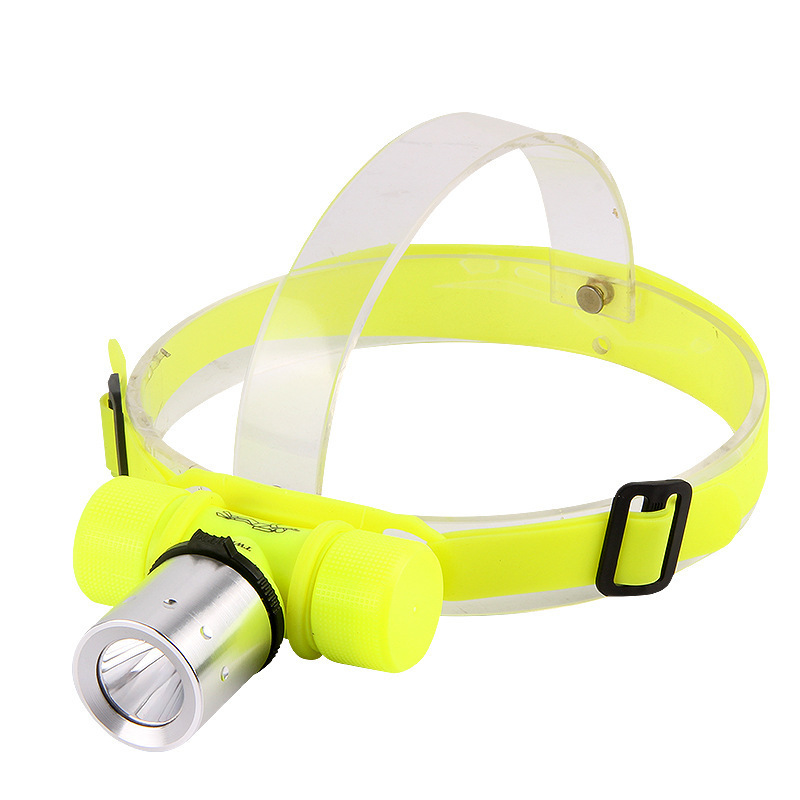 High-power strong light diving headlight T6 diving lamp strong light headlight night fishing lamp outdoor fishing hobby head-mounted