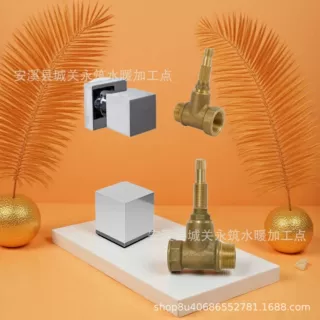出口巴西方形金属饰面 带Deca标准截止阀16齿阀门慢开开关