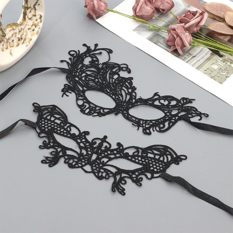 Ventas transfronterizas máscaras de encaje para adultos fiesta de baile Halloween máscaras sexuales no conformes accesorios fábrica directa