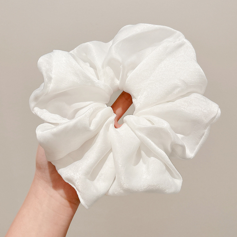 Primavera y verano coreanos, anillo de cabello de intestino grueso, nuevo tipo de cabello de cabello de cola de caballo, flor de bosque, cabello de sensación superior, adornos de cabello para mujeres