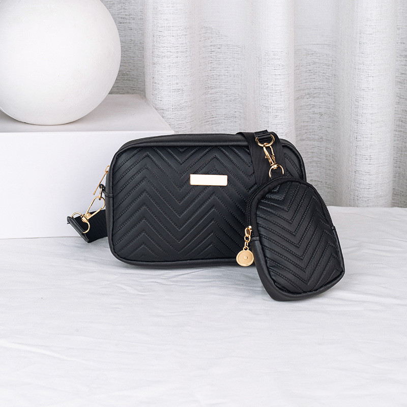 Tendencia transfronteriza nueva moda sólida estampada sequinilla hombro de una sola bolsa de tamaño de tramo inclinado bolsas de damas al por mayor