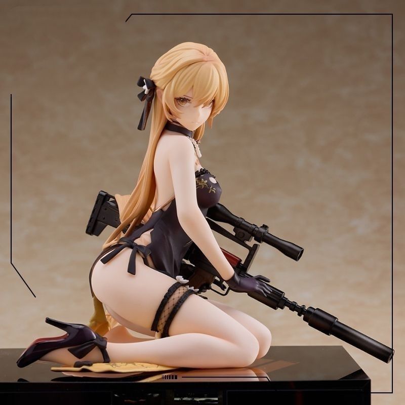 Wholesale/Dropshipping Girls' Frontline Purple Rain Heart Figure 2D Anime Beauty Model Desktop Case Decoration