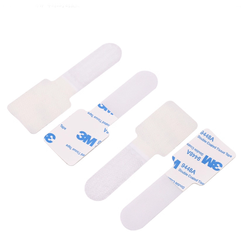 Organizador de cables con adhesivo tipo Velcro, herramienta de gestión de cables montada en la pared, clip para cables de computadora, correa para agrupar cables de red