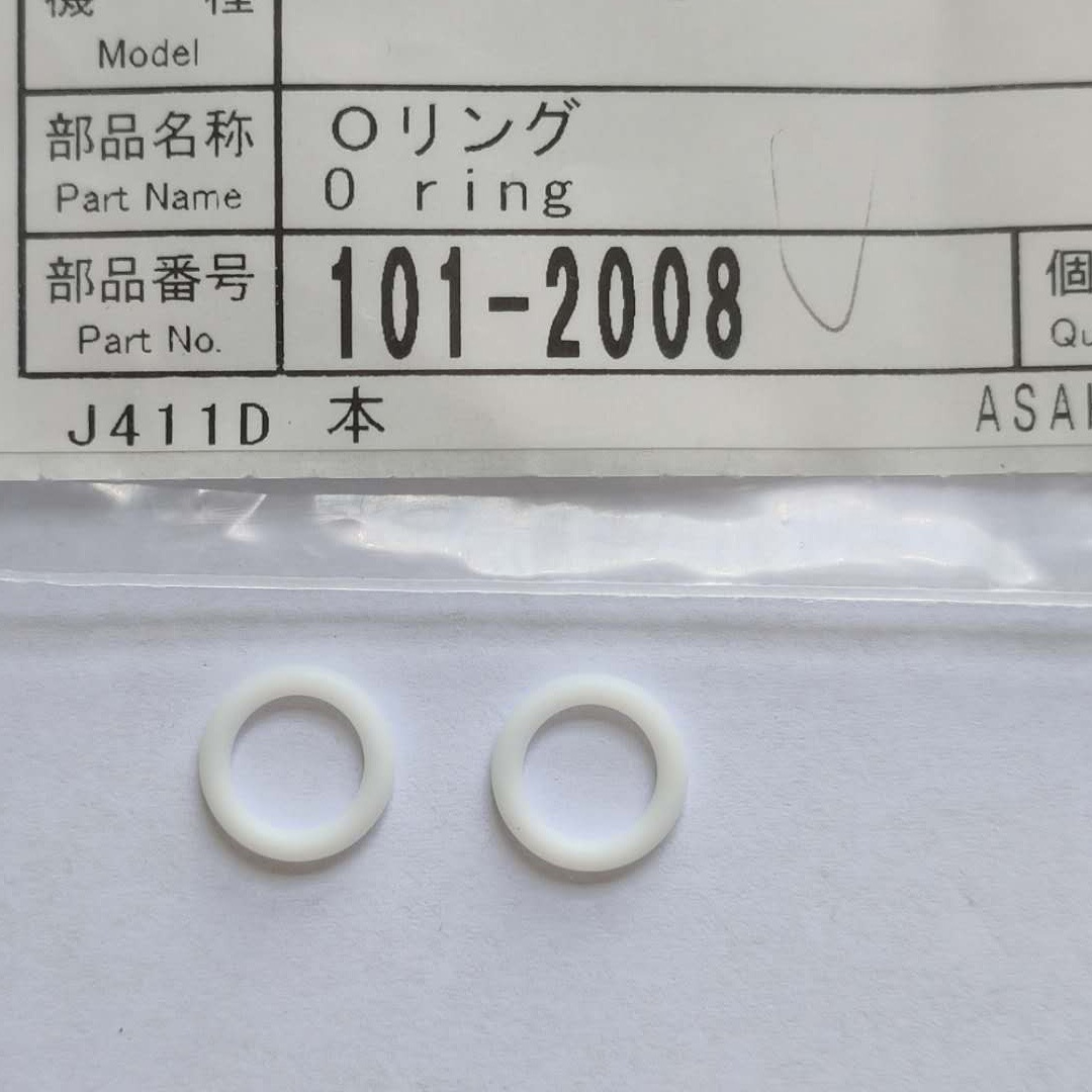 ASAHI SUNAC圆圈涂装漆配件橡胶垫静电喷枪密封圈101-2008O型环