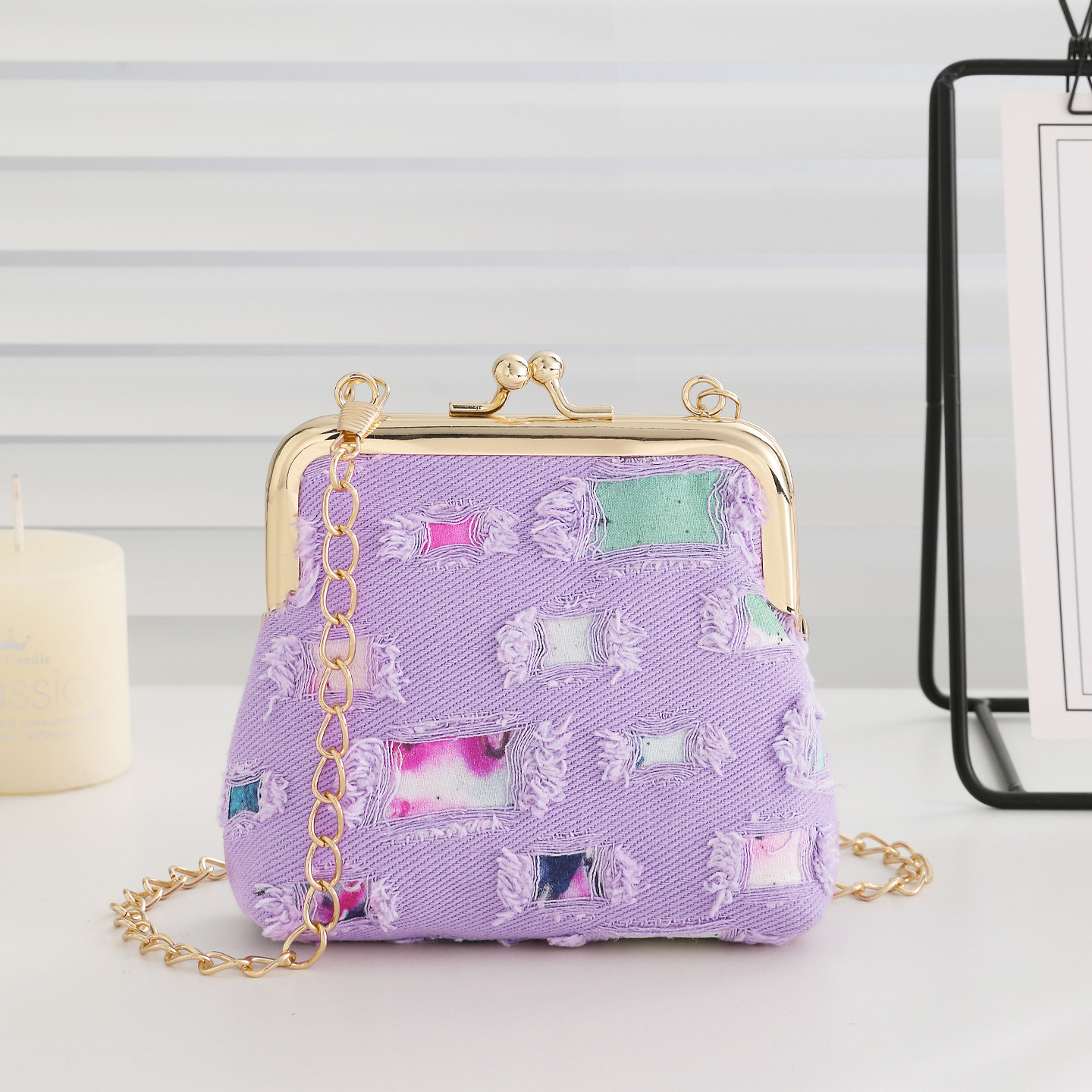 Nuevo bolso de almacenamiento de lápiz labial de alto valor, bolso de llaves para niñas, pequeño y delicado cuero suave, sensación de lujo ligero, bolso de cambio