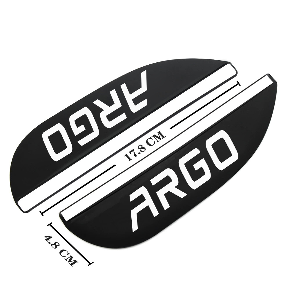 500C X — Fiat Rearview mirror rainproof sticker - fiat-7-argo