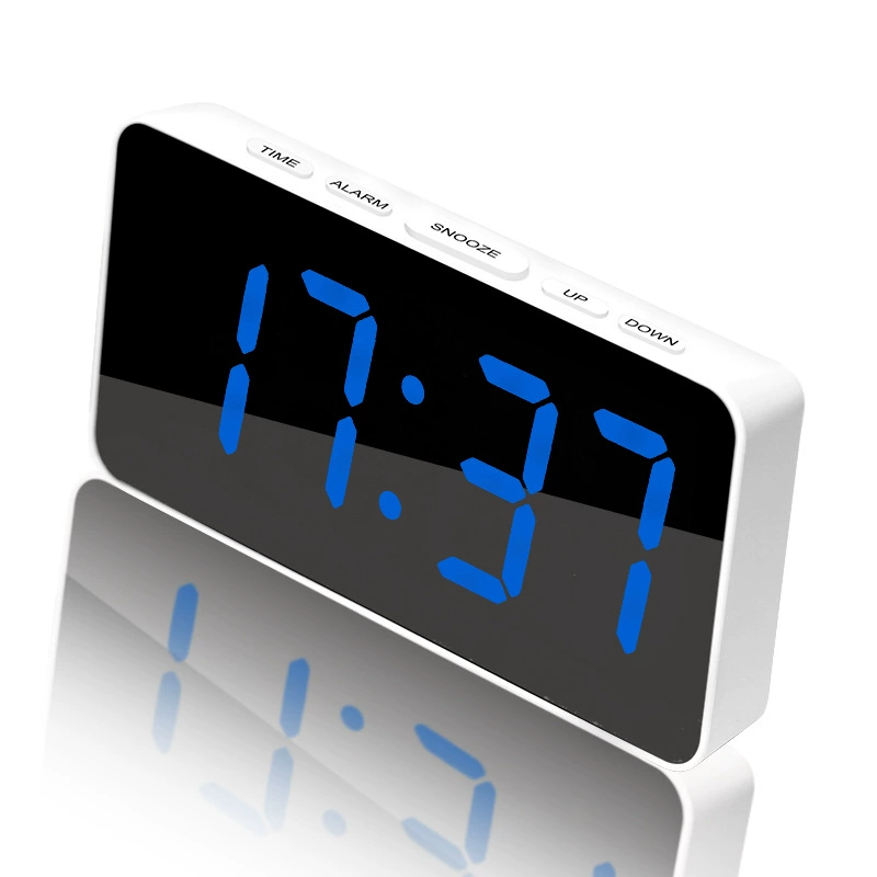 The new colorful vibration vibration electronic clock deafness and dumb people shake the alarm clock perpetual calendar, the calendar living room, the large screen of the big screen