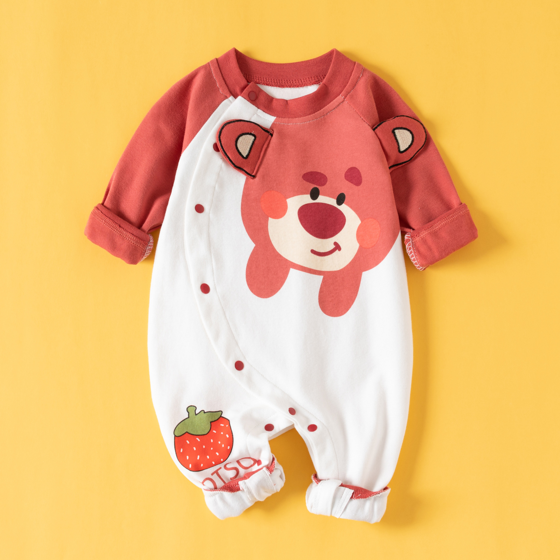 Long-sleeve, strawberry