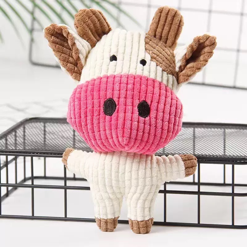 Amazonのホットな新製品犬ぬいぐるみ子犬噛みつき防止サウンド人形漫画かわいいキツネ人形カード|undefined