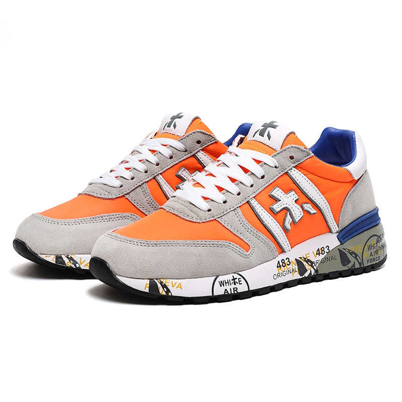 Comercio exterior transfronterizo nuevos zapatos masculinos premium, suela gruesa transpirable, zapatos deportivos casuales de cuero anti-pelú.
