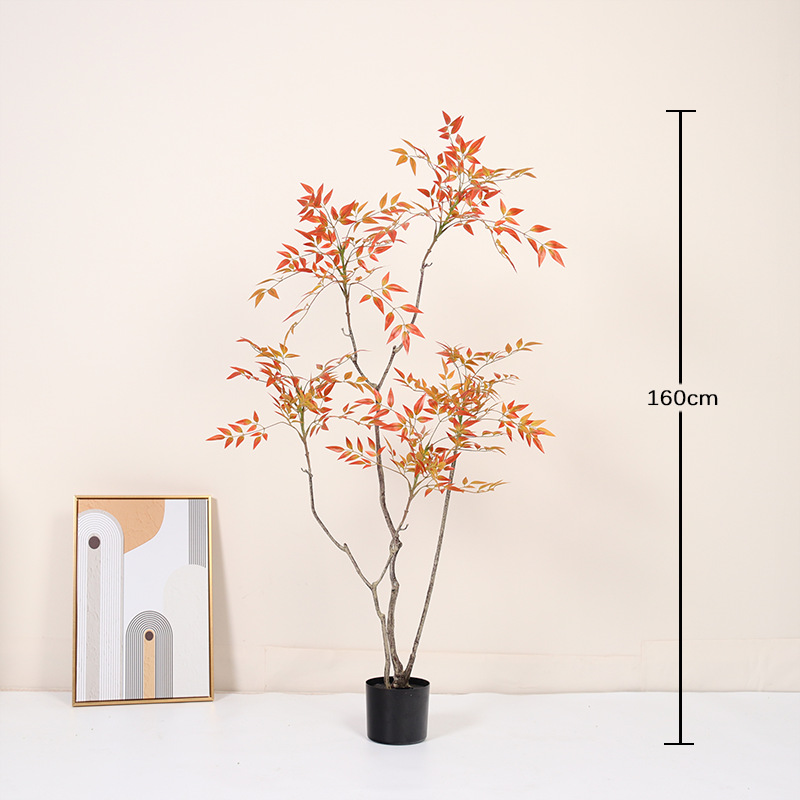 Sensación de bambú rojo Nantian-160cm