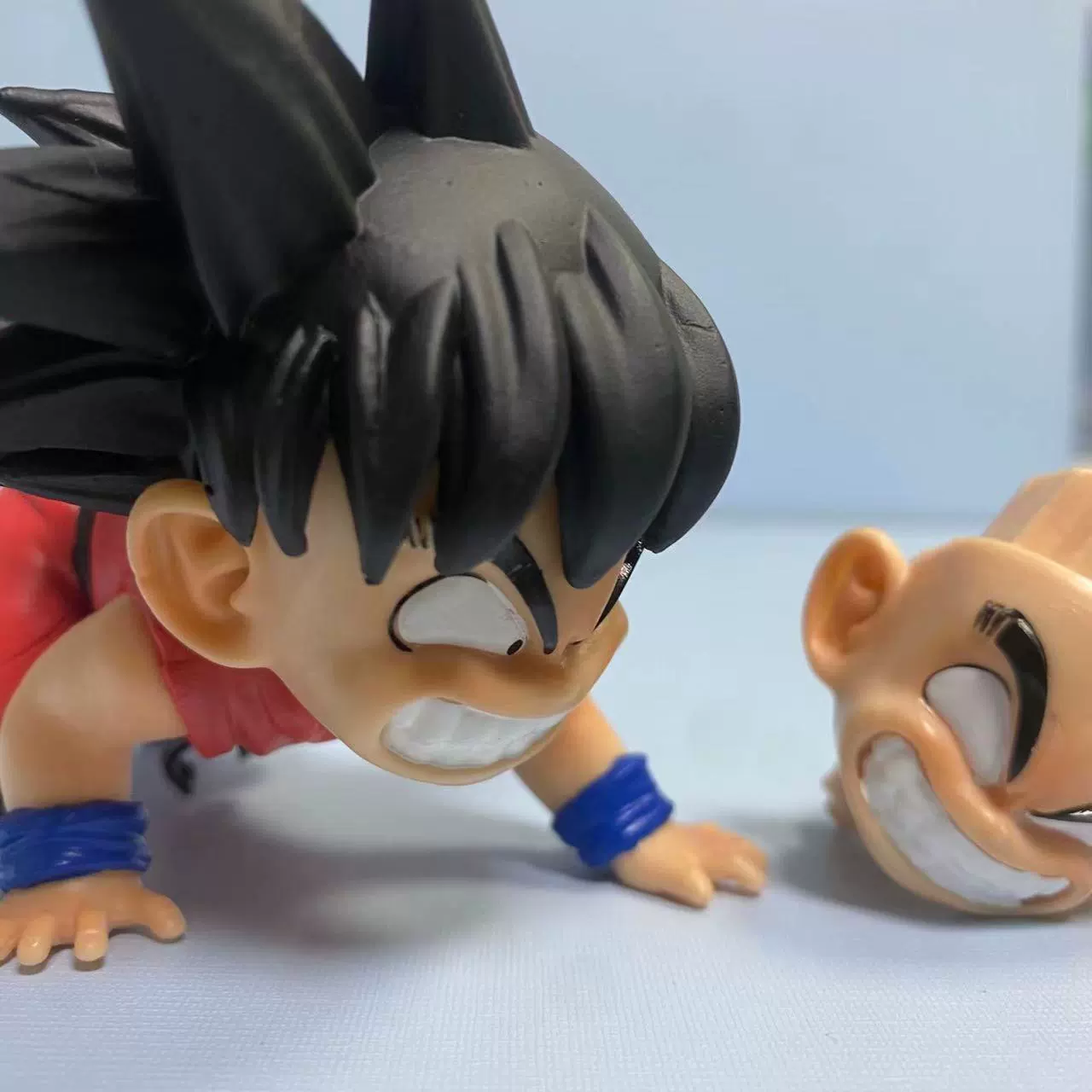 7 Dragon Ball Saiyan Q версия, ползающий Гоку, карате, детство, Гоку, сменная модель лица, фигурка в штучной упаковке