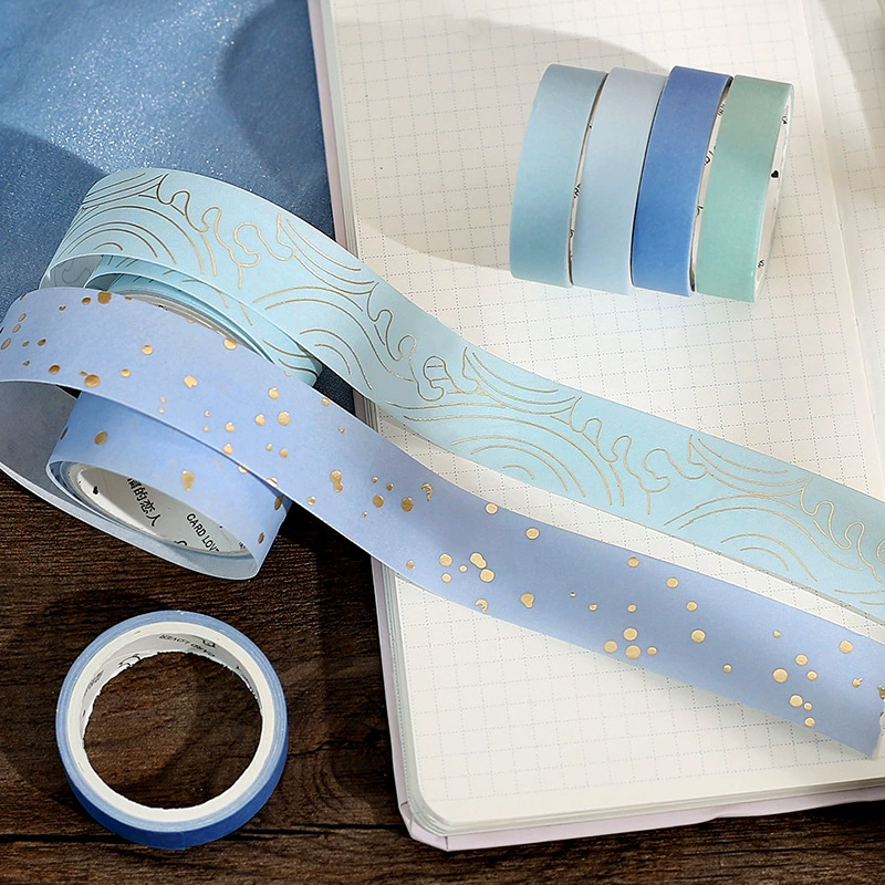 Letter's lover and paper tape set Four seasons heavy color solid color simple basic traditional color national style base combination