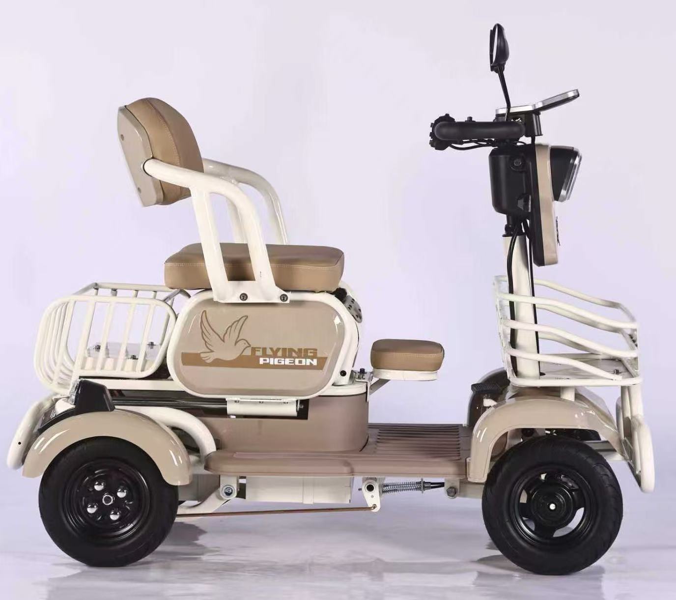 Small old age scooter four-wheeled car 48V battery car adult household pick-up children's car safety anti-fall