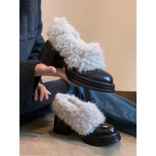 ��Ƥ��~��ˮ̨�߸�Ь�͹�ëëЬŮ���һ�_�żӽq��ů��ѥСƤЬ