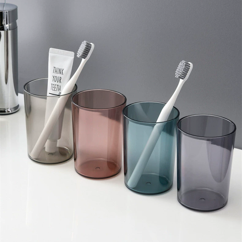 Бытовая чашка для чистки зубов прозрачная пластиковая чашка для полоскания рта пара чашка для чистки зубов чашка для путешествий на открытом воздухе