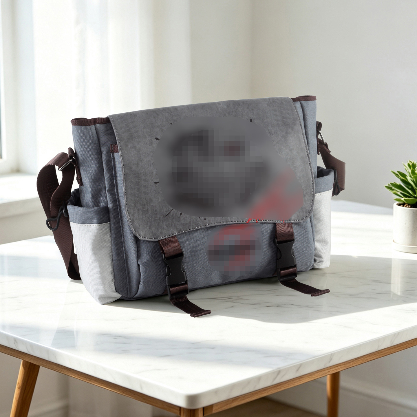 Bolso mensajero transfronterizo, bolso de hombro, bolso para computadora, bolso mensajero, bolso mensajero para exteriores, bolso mensajero para adolescentes, hombres y mujeres image 7