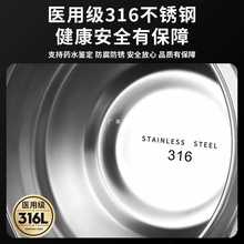 特厚316L不锈钢烧水壶家用长嘴食品级4 5 7L大容量户外燃气鸣笛壶