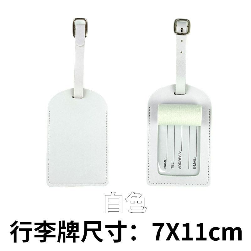 Tarjeta de embarque de punto transfronterizo, piel de pu gruesa, cartera de pasaporte LOGO, bolsa de pasaporte con tarjeta de papel, juego de etiqueta de equipaje