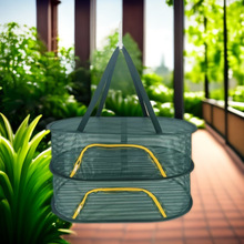 晒菜网晒鱼干防蝇笼晾晒网晒地瓜萝卜干货网可折叠防蝇可折叠收纳