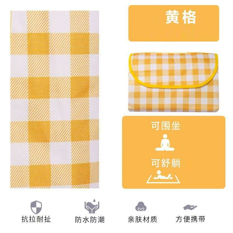 野餐垫防潮垫加厚户外露营防水坐垫便携防潮布帐篷野餐布垫野餐垫|undefined