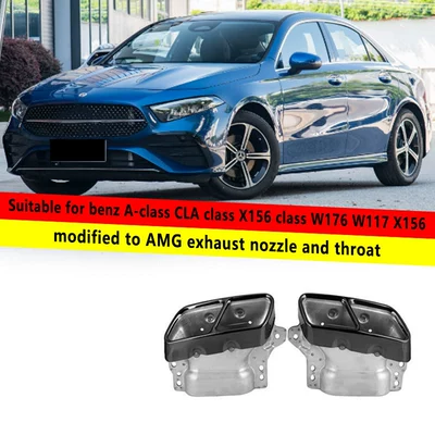 Mercedes-Benz A CLA X156 W176 W117 üçün Modifikasiya Edilmiş AMG Qaz Quyruq Ucluğu